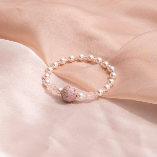 Pearl Blossom Lacquer Bracelet