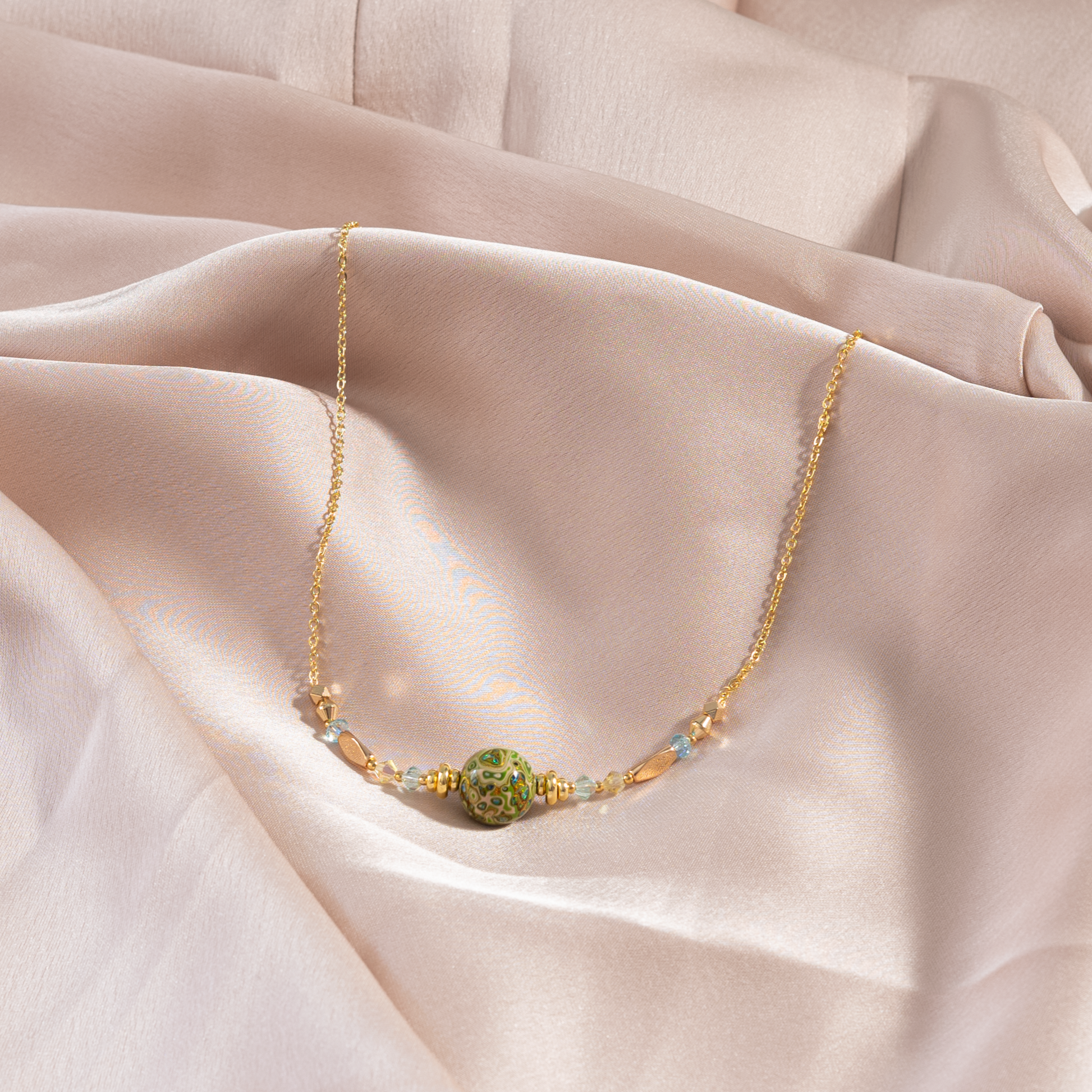 k18 天然 シトリンビーズ ネックレス citrine necklace Citrine Necklace – JEWEL PALETTE